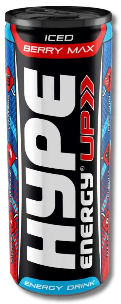 Hype Energy UP Berry Max an iced energy drink